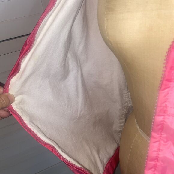 80s 90s Windbreaker Jacket Be In The Current Seen Pink Sz Medium - Picture 11 of 12